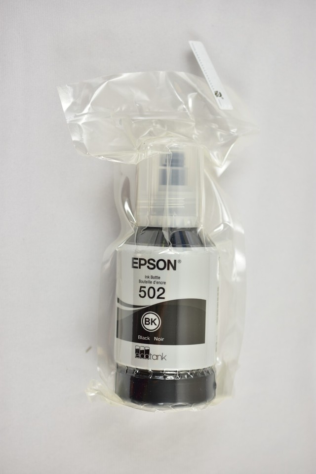 Epson 502 Black Standard Yield Ink Bottle (502120-S) Genuine BRAND NEW ...