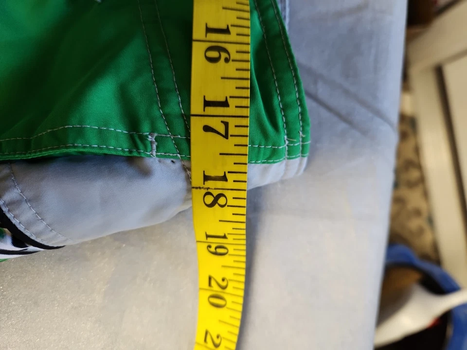 Pantalones Cortos de Natación Para Hombre Bañador Speedo Forrados Negro Verde Floral Hawaiano Aloha Grande L Foto 4 de 4