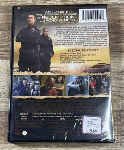 The Grace Card DVD Louis Gossett Jr Brand New Sealed - Picture 2 of 2