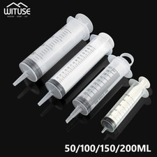 Jeringa inyectora de muestras suculentas de nutrientes 50 100 150 200 ml + tubo de medición