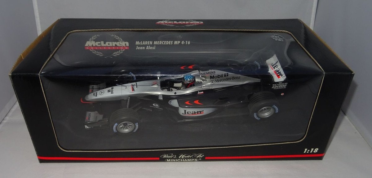 Minichamps McLaren Mercedes MP4-16 Testcar 2002 Jean Alesi 1:18