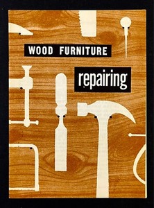 1955 Wood Furniture Repair Handbook Columbia Southern Chemical Vintage Booklet