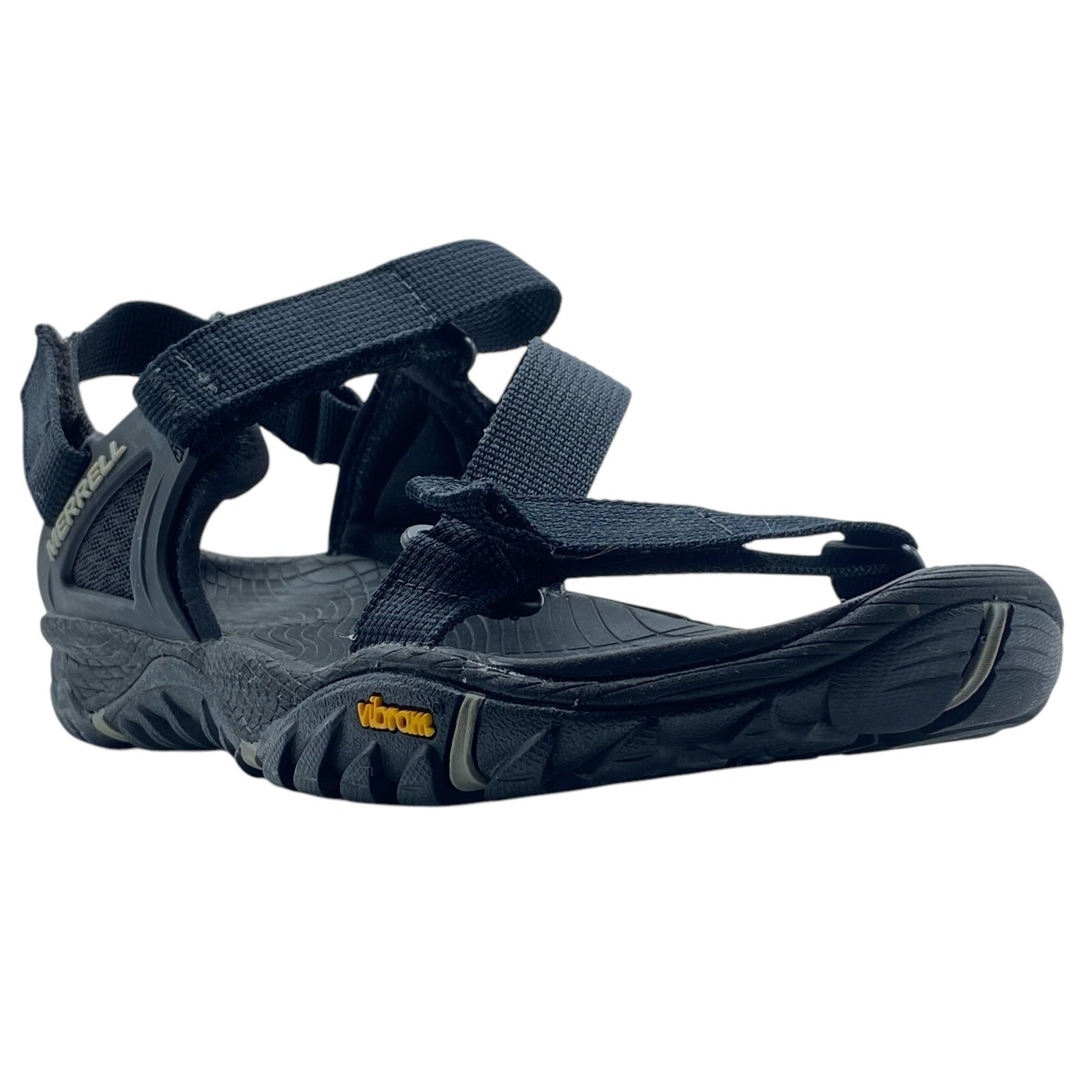 SANDALI MERRELL UOMO TG 7 NERI INDOSSATI UNA VOLTA.L33