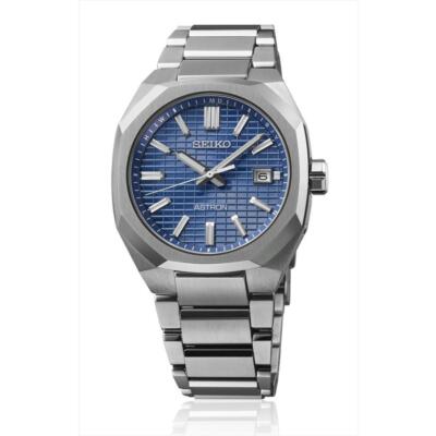 SEIKO ASTRON NEXTER DYNA SBXY061 Blue Silver Men's Watch Analog Solar Radio
