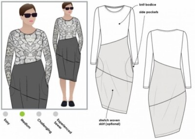 Style Arc Schnittmuster Maisie Kleid Damen Größen 4-16