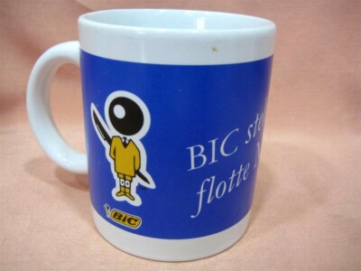 Henkelbecher Kaffee-Becher Tipp-Ex Tasse Becher Recklame Werbung Sammler BIC 