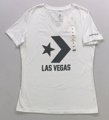 NEW Women's Converse Las Vegas V-Neck T-Shirt
