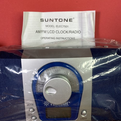 NEW Sun tone Razor AM/FM Radio Model ELEC7501 Blue and Silver BNIB | eBay