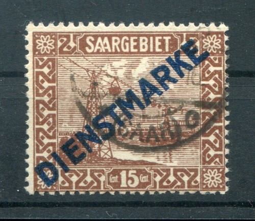 Saar Service 4 Pfxx Abart Stamped (T1231