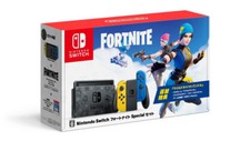 Nintendo Switch Fortnite Wildcat Bundle Yellow/Blue JoyCons Japan Import Edition