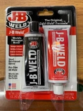 J-B Weld 8281 Professional Size Steel Reinforced Epoxy Twin Pack - 10 oz. Grey