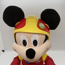 Disney Mickey And The Roadster Racers Talking Plush 14 1/2  Tall, No Car.