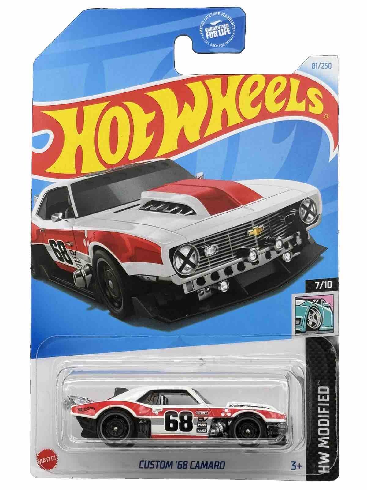 Hot Wheels 2024 HW Modified 7/10 White Custom '68 Camaro