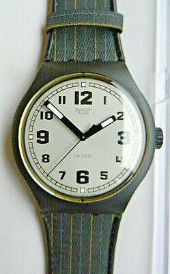 Swatch+Luxury Collection+ XL + SUDB105DU Vestito Classico Black + New / New