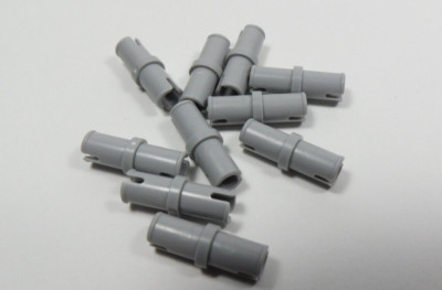LEGO Lot of 10 Light Bluish Gray Technic Pins C7