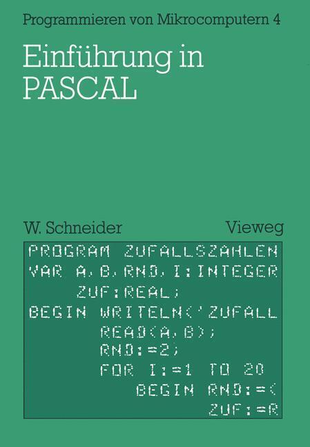 Thumbnail - Einführung In Pascal | Buch | 9783528042004