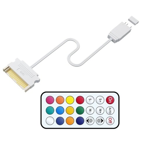 Remote Operated 5V 3Pin ARGB Sync Control for Gaming PC Multiple Dynamic Light - Afbeelding 4 van 10