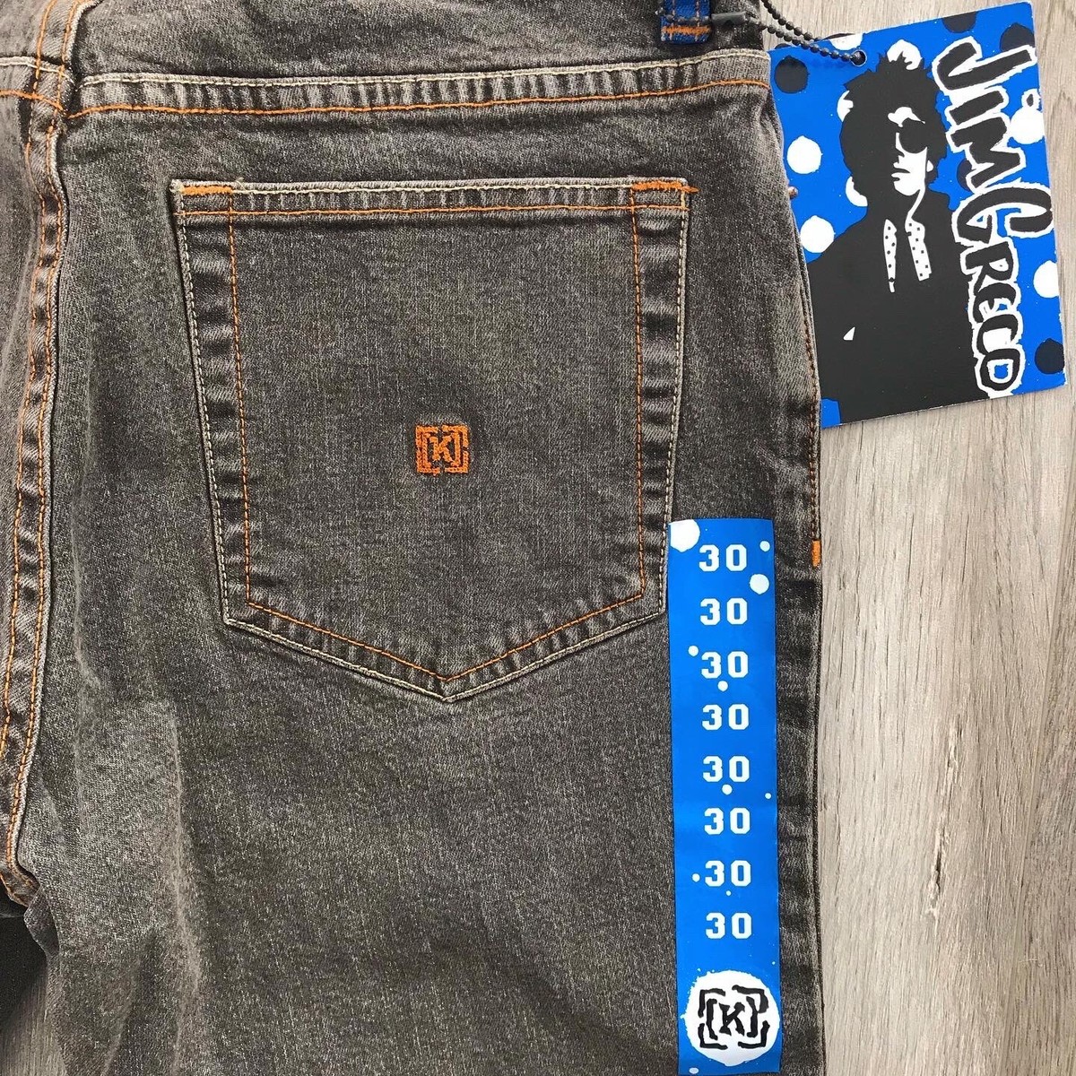2004 Kr3w Jim Greco Black Sand Jean NOS VINTAGE Krew Pants New 