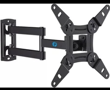 PIPISHELL FULL MOTION TV WALL MOUNT PISF1  BLACK FITS MOST 13-42" TVS & MONITORS
