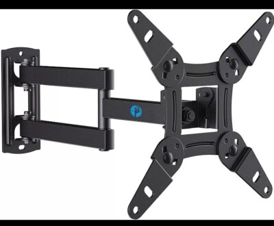 PIPISHELL FULL MOTION TV WALL MOUNT PISF1  BLACK FITS MOST 13-42'' TVS & MONITORS