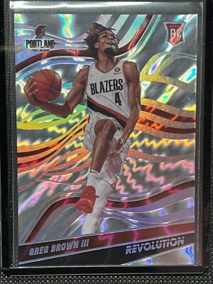 2021-22 Panini Revolution Greg Brown III Asia RC /99