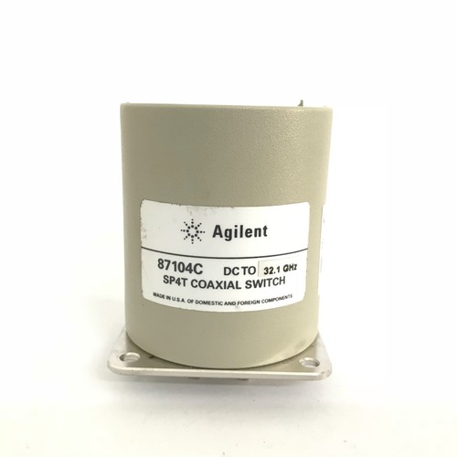 87104d HP / Agilent 87104C Multiport Coaxial Switch, DC to 32.1 GHz, SP4T OPT ...