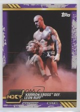 2021 Topps WWE NXT Purple Karrion Kross def Leon Ruff #21 1k4