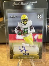 2020 Leaf Draft - Autographs Juwan Johnson #BA-JJ4 Gold (AU, RC)
