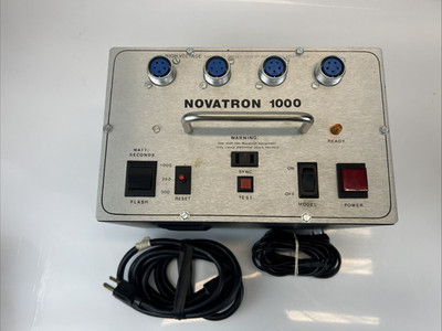 Novatron 1000 Studio Power Pack w/ Cords Tested Works No Lights