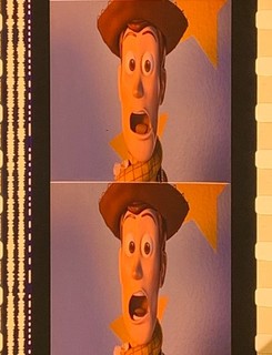3 PIXAR Masterpieces! A BUG'S LIFE TOY STORY 2 FINDING NEMO 35mm Trailers RARE
