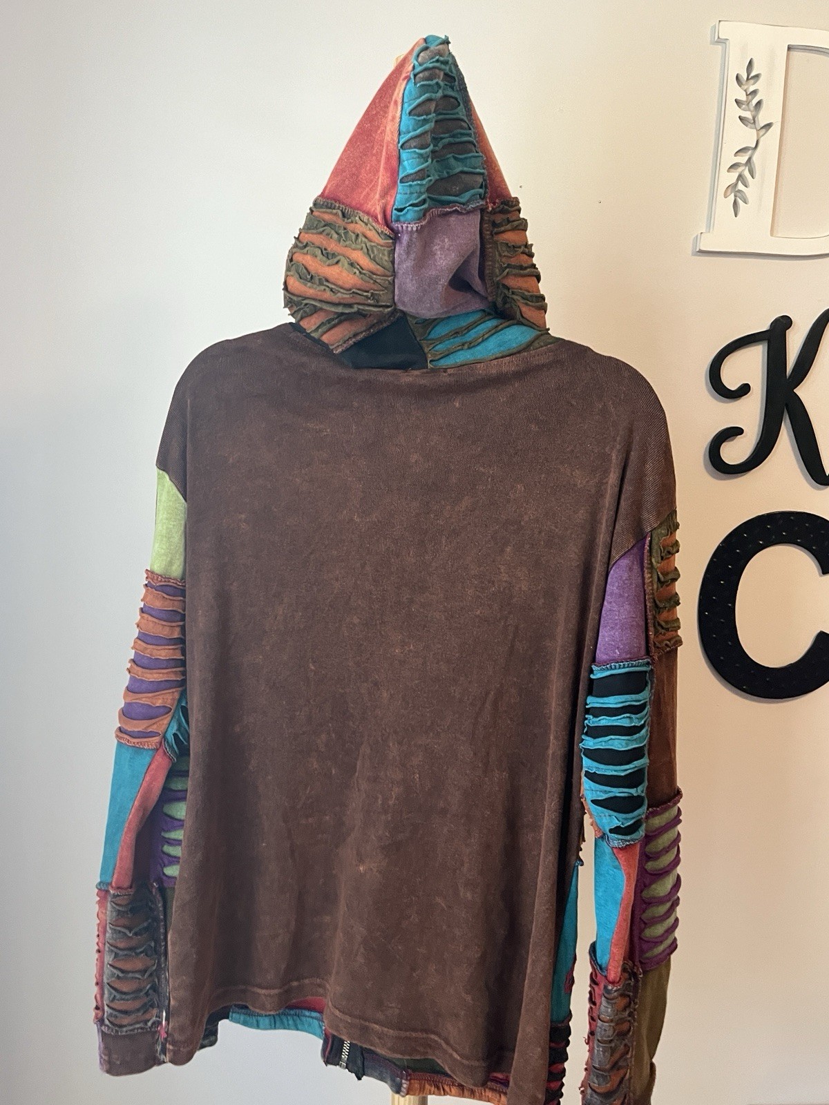 Hippie Boho Razor Cur Patchwork Patchwork Full Zi… - image 4