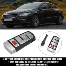 4 Button Smart Key Fob Case Keyless Entry Remote Key Shell Fit For Vw 2006-2010 4 Button Smart Key Fob Case Keyless Entry Remote Key Shell Fit For Vw 2006-2010
