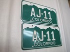 COLORADO License Plate Tag State 1977 1978 1979 1980 1981 1982 ALPCA LPCA ALPA — photo 4