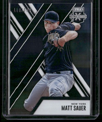 2017 Panini Elite Extra Edition #54 Matt Sauer #/999
