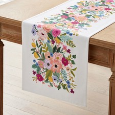 Garden Party Table Runner - Pink, 16 in. x 90 in....