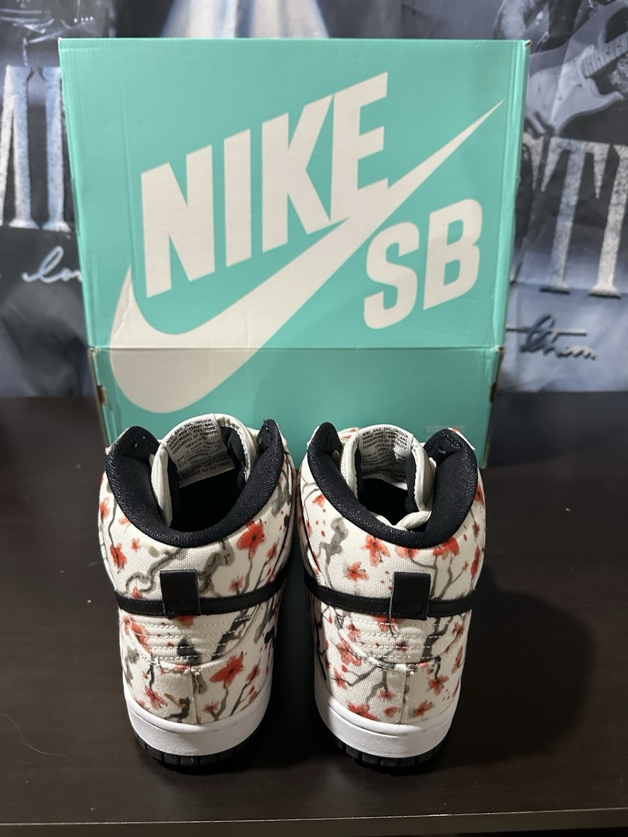 Size 10 - Nike SB Dunk Pro High Cherry Blossom for sale online | eBay