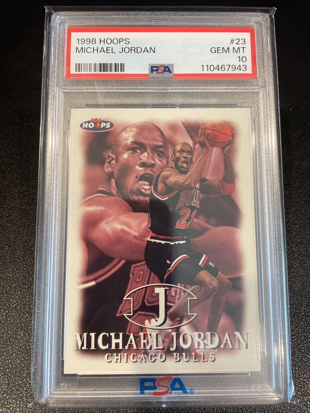 1998-99 NBA HOOPS Michael Jordan #23 PSA 10 GEM MINT Chicago Bulls