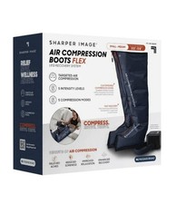 Sharper Image Air Compression Boots Flex Leg Recovery System - Small / Medium