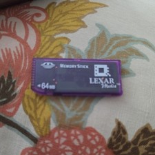 Genuine Lexar Media Purple 64MB Memory Stick Media For Sony Camera