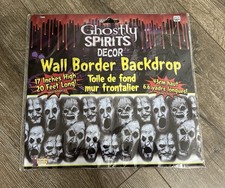 Ghostly Spirits Decor Wall Border Backdrop 20...