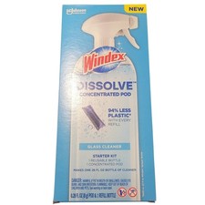 Windex Dissolve Pods Starter Kit – 1 Bottle + 1 Refill Pod – 0.28 fl oz