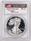 1993-P 1oz Proof Silver American Eagle PR69DCAM PCGS 24512555 Mercanti Signed