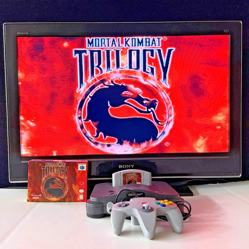 Mortal Kombat Trilogy (Nintendo 64 N64) Game Box Manual Liner Vintage 1996 VGC - Image 3 of 4