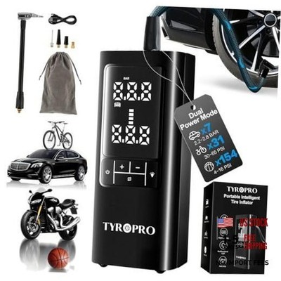Ai Tire Inflator Portable Air Compressor 150PSI with 15000mAh Power Bank 5X