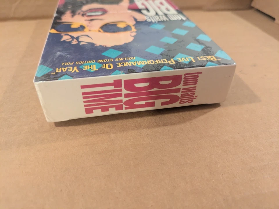 Tom Waits - Big Time (VHS, 1988) Fries Home Video Live Concert NEW Watermark  - Image 2 of 4