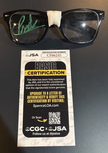 CARLOS PRATES SIGNIERT UFC The Fighting Nerds Nerd Brille JSA COA MMA
