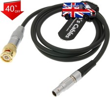 Alvin's Cables BNC to 5 Pin ARRI Mini TIME Code Cable for Sound Devices ZAXCOM