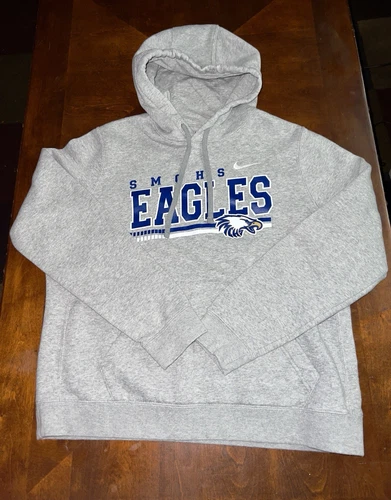 VETEMENTS Autentica felpa con cappuccio NIKE grigia da donna taglia grande