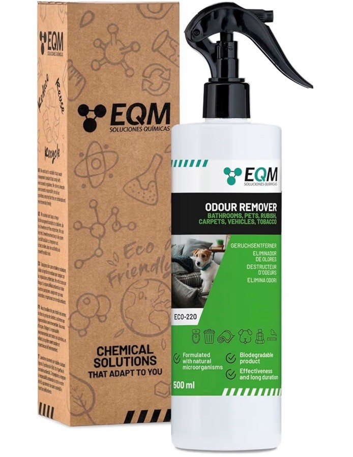 Spray absorbeur odeur animaux pour tapis et canapé en tissu
