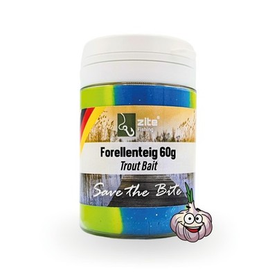 Zite Fishing Forellenteig Str.Garlic Regenbogen grün 60 g